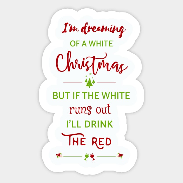 White Christmas Sticker by MellowGroove